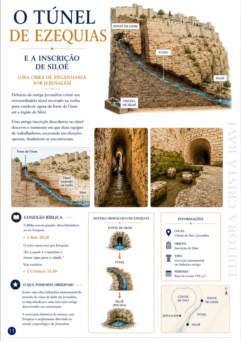 Página sobre o Túnel de Ezequias